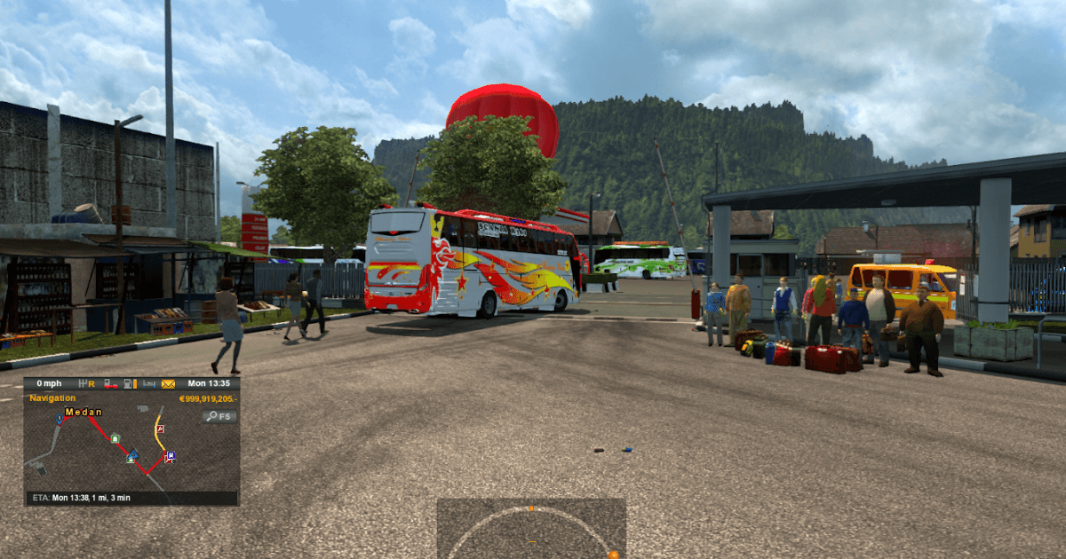 Mod bus euro truck simulator 2 versi indonesia wizard of oz